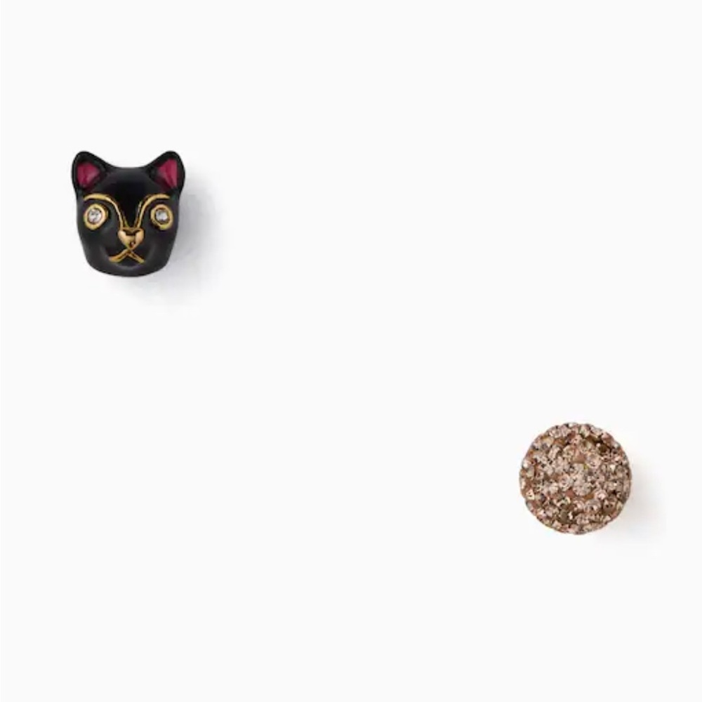 Kate Spade New York House Cat Asymmetrical Stud Earrings